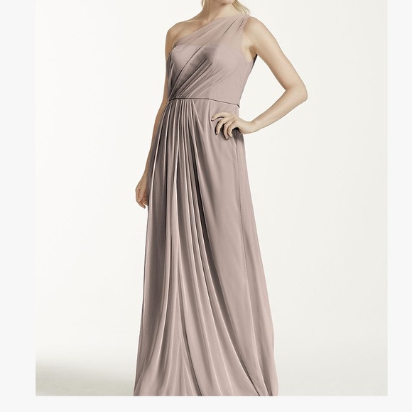 David's Bridal Dresses & Skirts - David’s Bridal One Shoulder Formal Dress